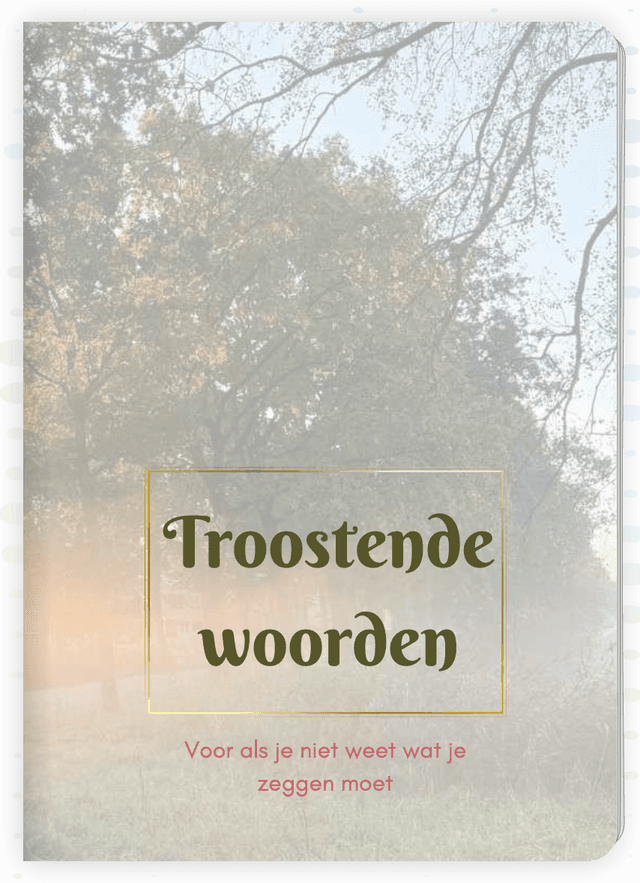 Troostende woorden